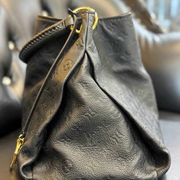 Louis Vuitton Empriente Artsy MM Navy blue leather handbag Mint - Picture 3 of 9